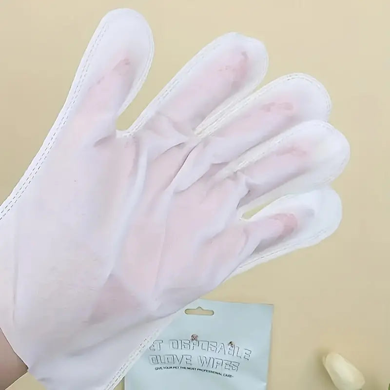 Toallas Húmedas estilo Guantes para limpieza corporal 6un