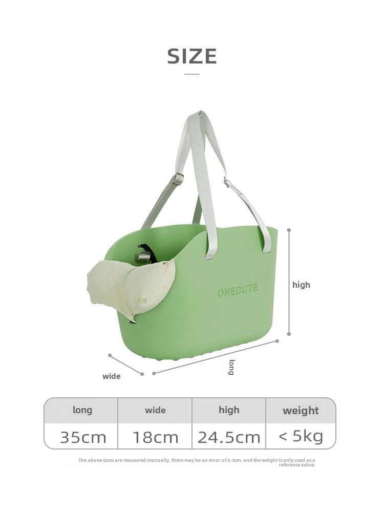 Bolso de hombro portátil para mascotas de resina (Hasta 5kg)