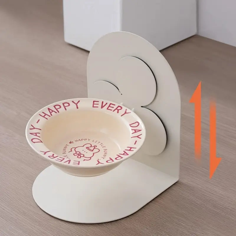 Plato de ceramica elevado ajustable con imán