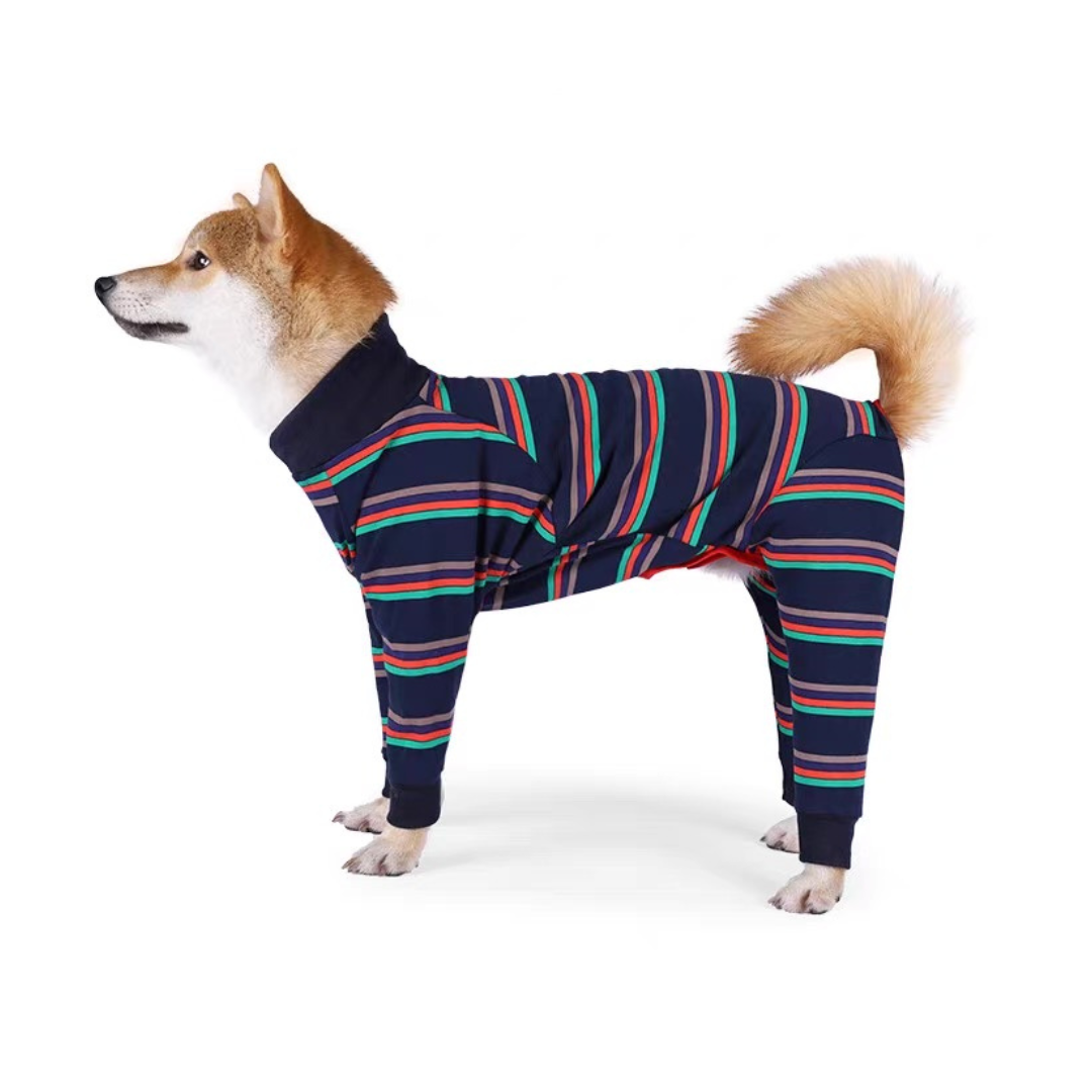 Traje postoperatorio para perros de manga larga