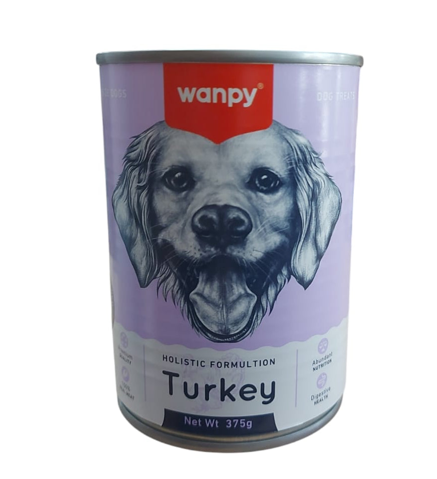 Comida Húmeda para Perro Wanpy: Lata, Turkey 375g