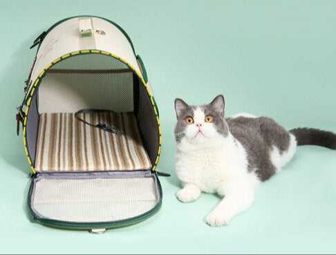 Bolso/mochila transportadora de gatos portátil
