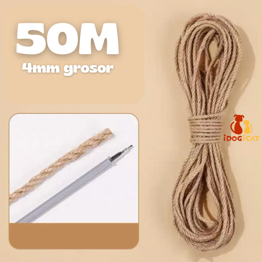 Cuerda de sisal para gatos