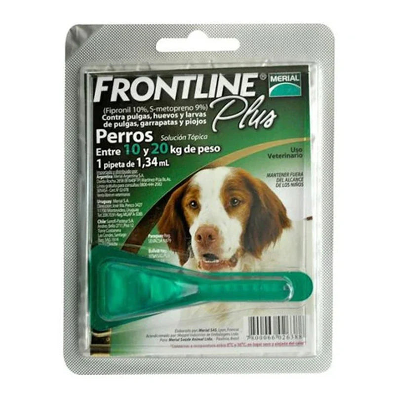 Antiparasitario Frontline para perros hasta 20kg
