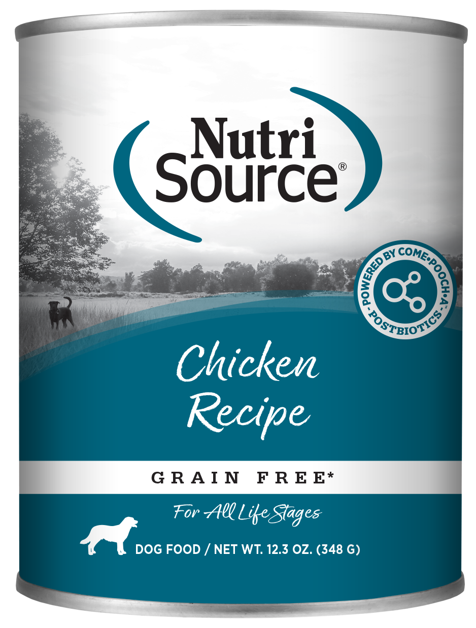 Comida Húmeda para Perro Nutri Source: Lata, Pollo GRAIN FREE 368gr
