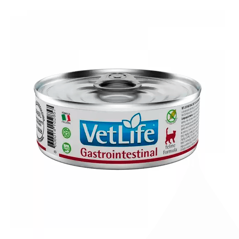 Comida Húmeda para Gato Farmina: Vetlife, Lata Gastrointestinal 85gr