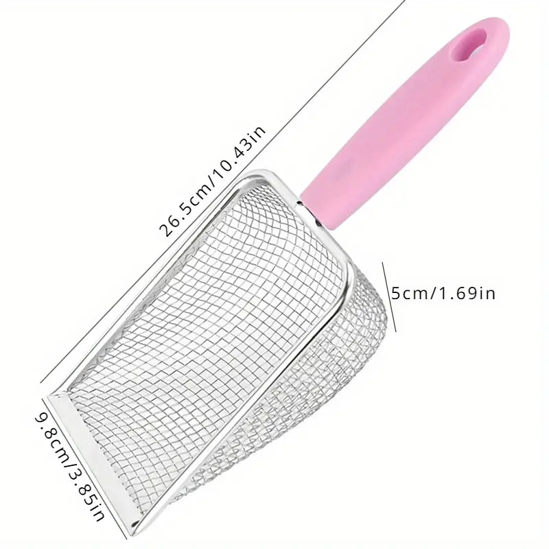 Pala para arenero con mango rosa modelo #1