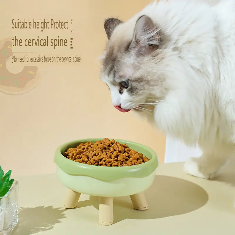 Plato de Plastico estilo dona para gatos