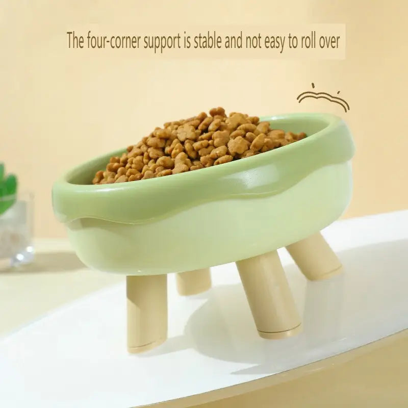 Plato de Plastico estilo dona para gatos