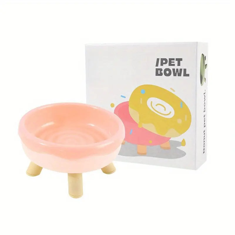 Plato de Plastico estilo dona para gatos
