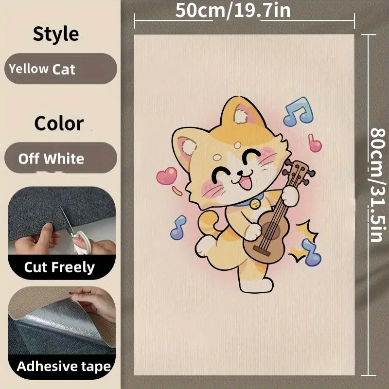 Tapetes rascadores adhesivos para gatos 50*80cm