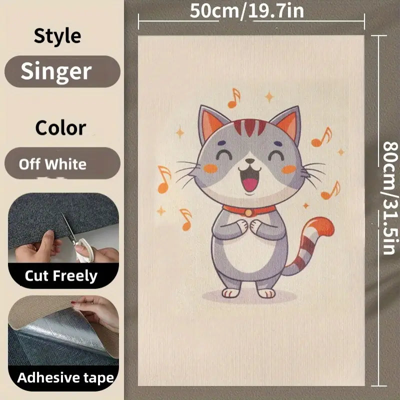 Tapetes rascadores adhesivos para gatos 50*80cm