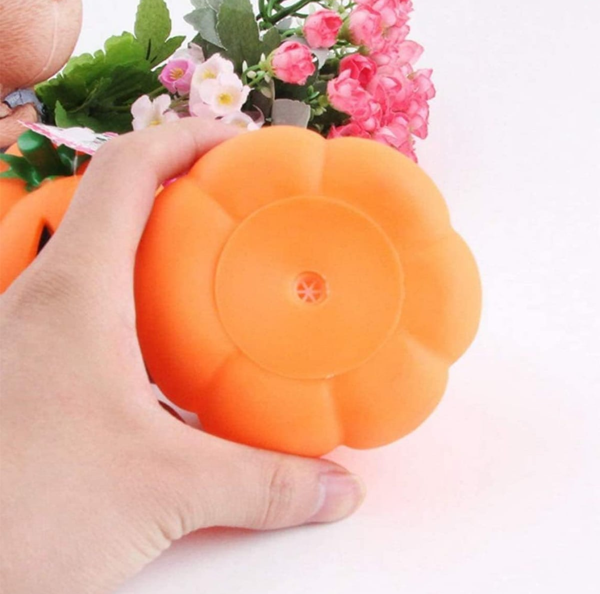 Calabaza de goma con sonido para perros