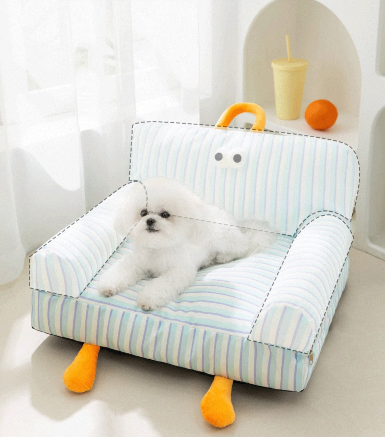 Sofá bonito lavable para mascotas