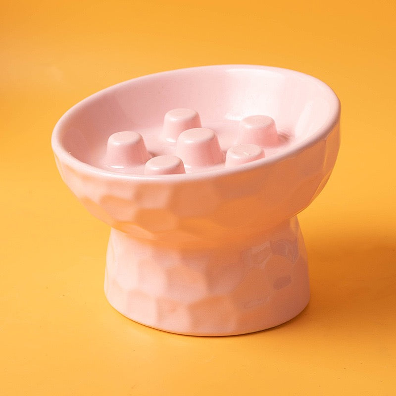 Plato de cerámica elevado lento modelo#700 (11cm alto)