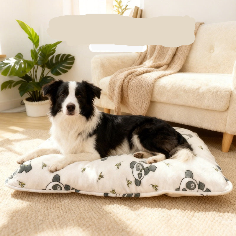 Cama para perros estilo colchon con diseño de panda