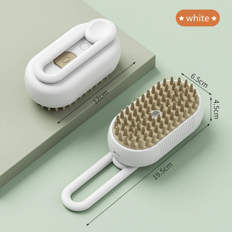 Cepillo de vapor para mascotas 3 en 1