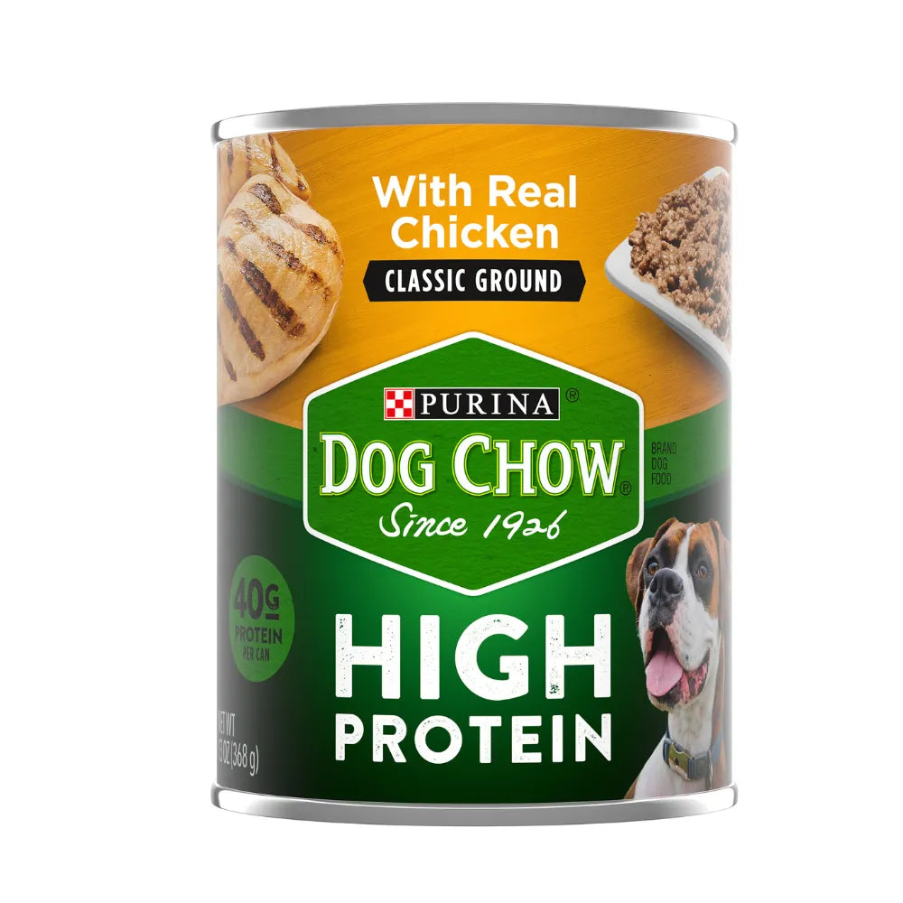 Comida húmeda para perros Purina: Dog Chow Adulto Pollo 368 g