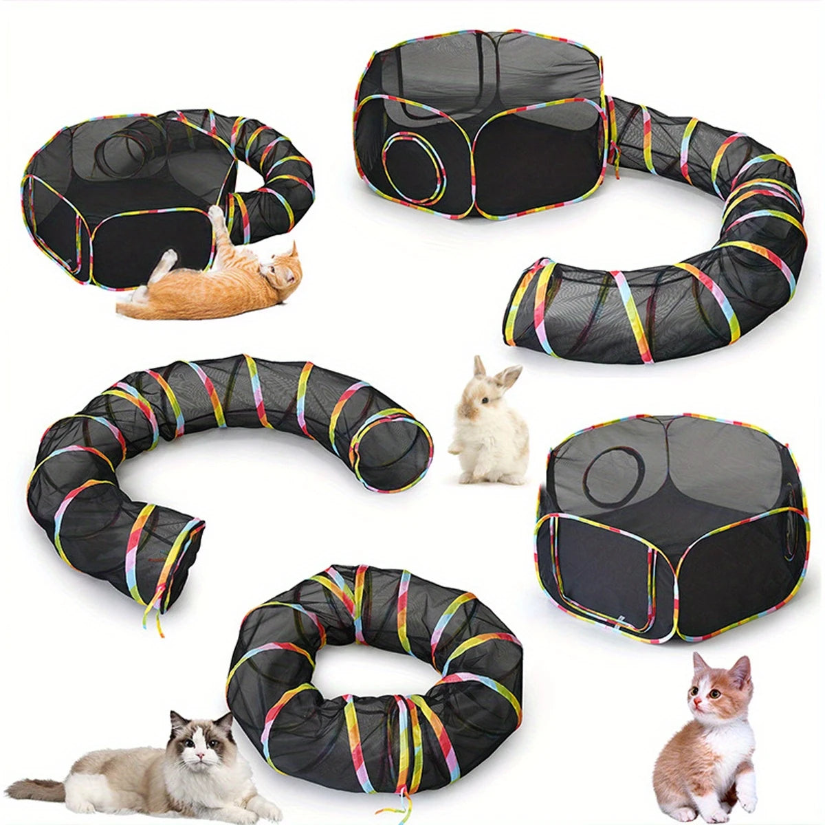 Túnel de tubo plegable para Gato