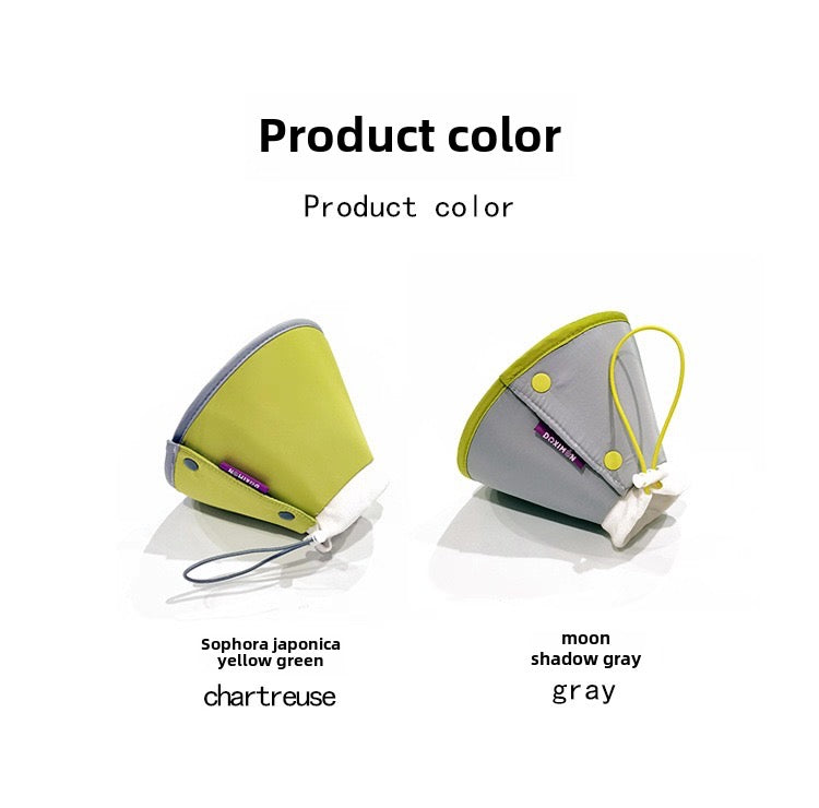 Cono isabelino de tela impermeable para mascotas