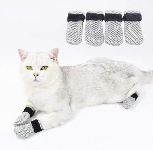 Zapatos anti arañazos para gatos