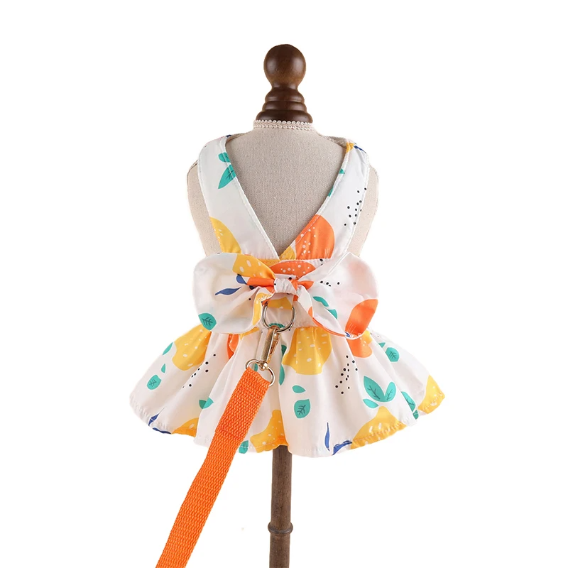 Pechera con lazo estilo floral #2 para mascotas