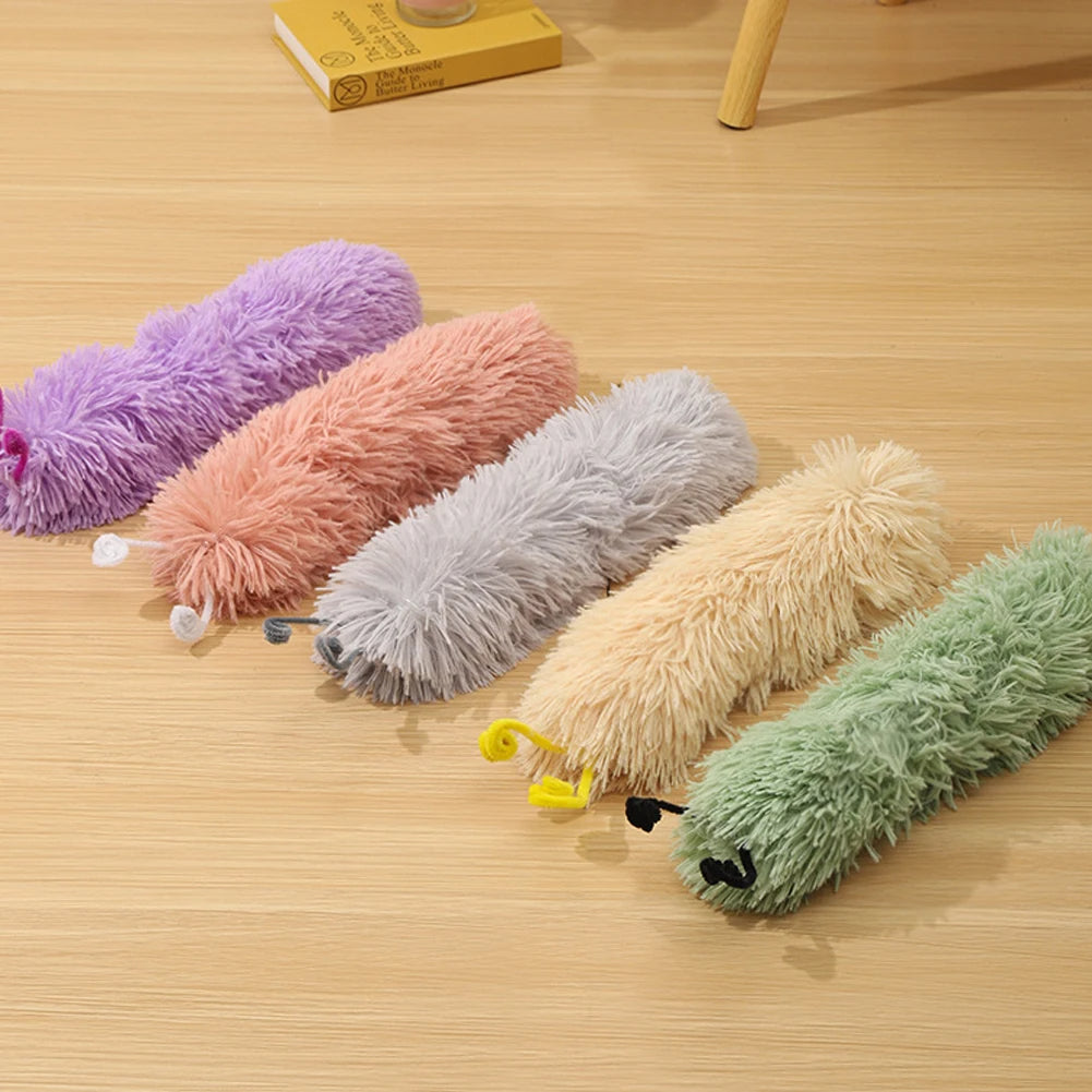 Peluche de gusano con catnip