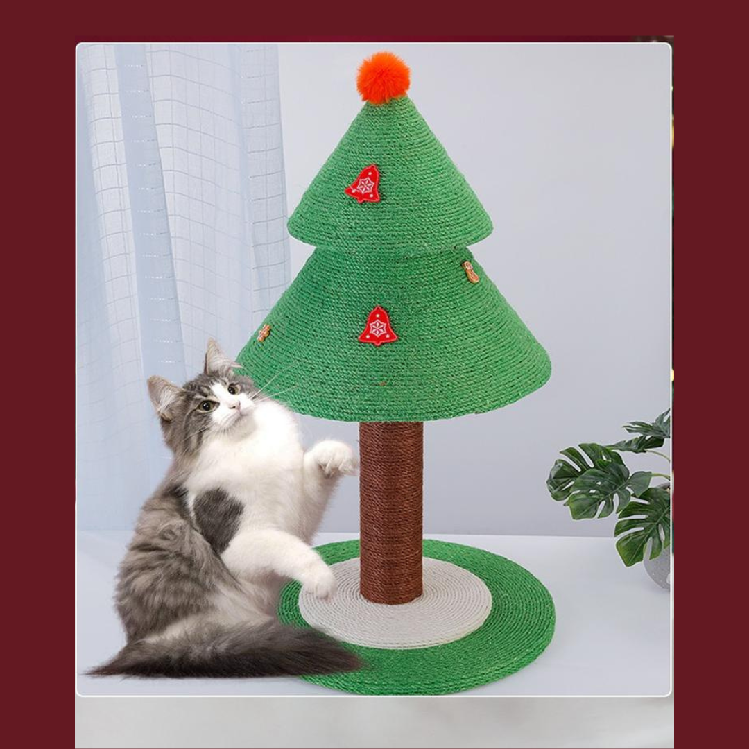 Rascador navideño de arbolito