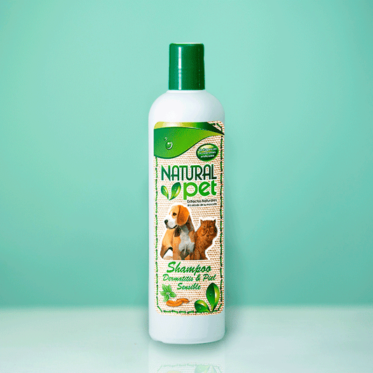Shampoo Natural Pet Dermatitis & Piel Sensible 500ML