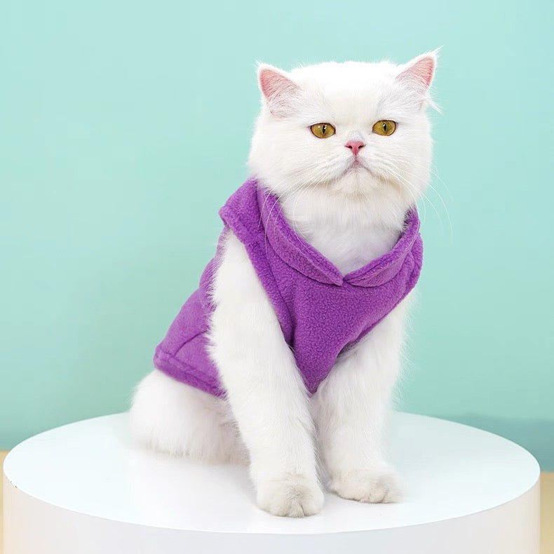 Camiseta sin manga de algodón para mascotas