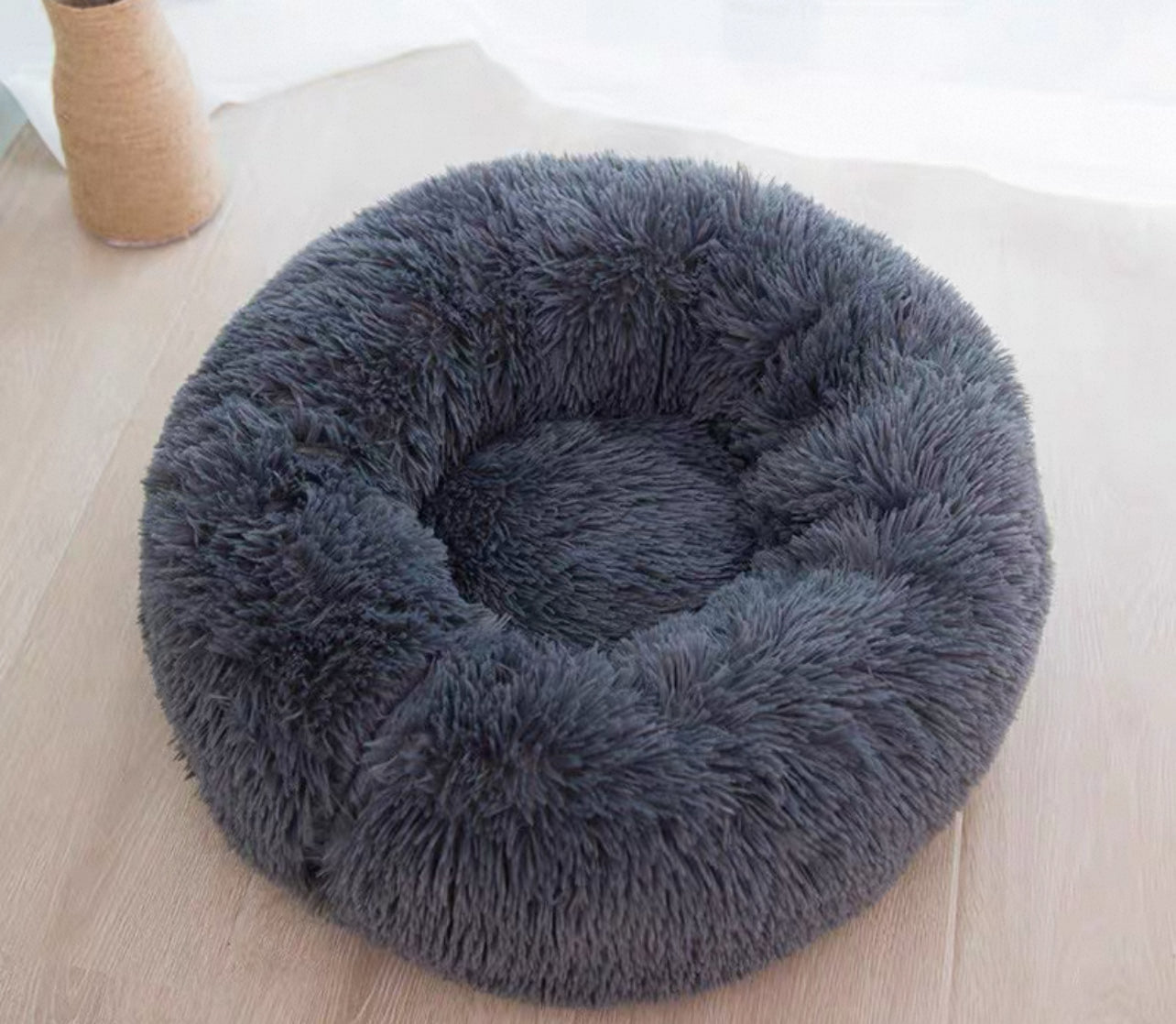 Cama acolchonada redonda para mascotas 60cm