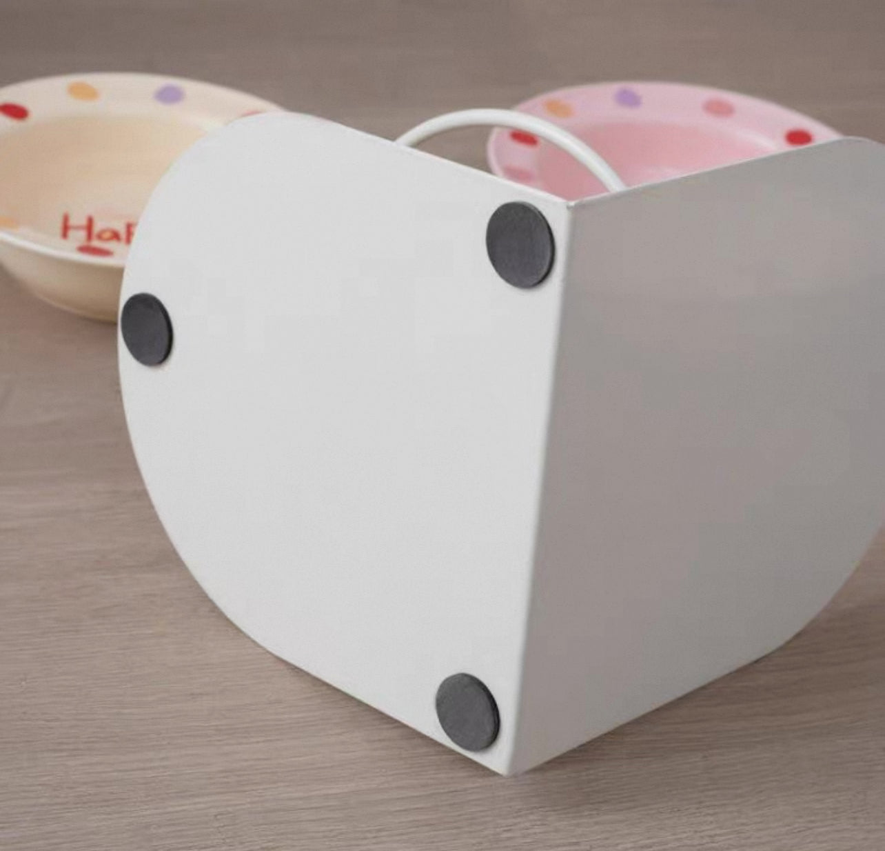 Plato de ceramica elevado ajustable con imán