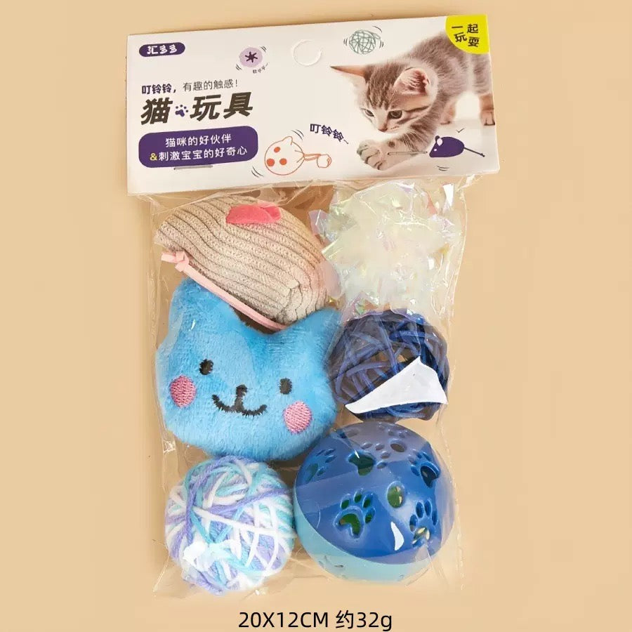 Kit de juguetes para gatos