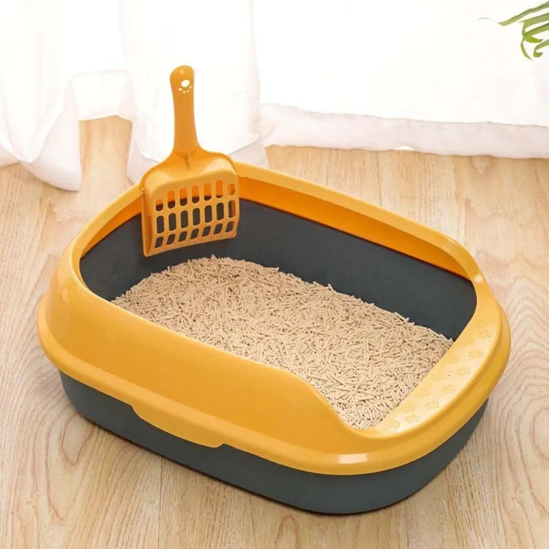 Arenero abierto para gatos bebés sencillo 40*29*13.5cm
