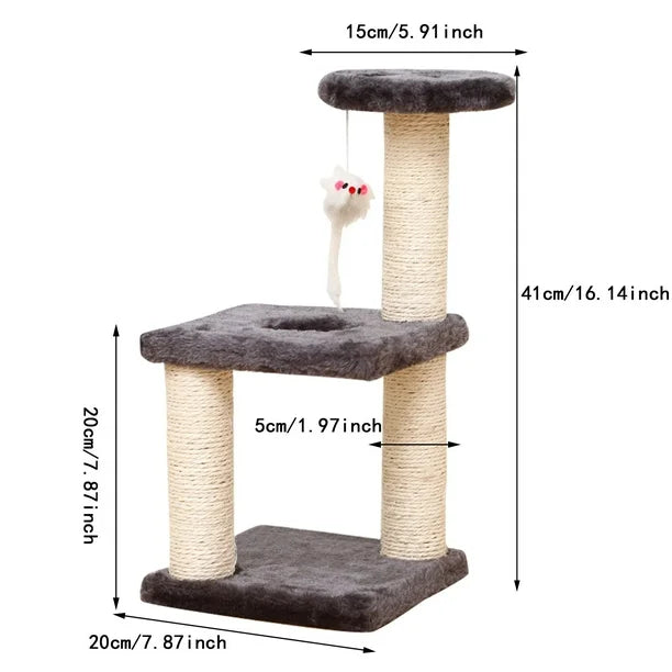 Rascadores minis para gatos 40cm