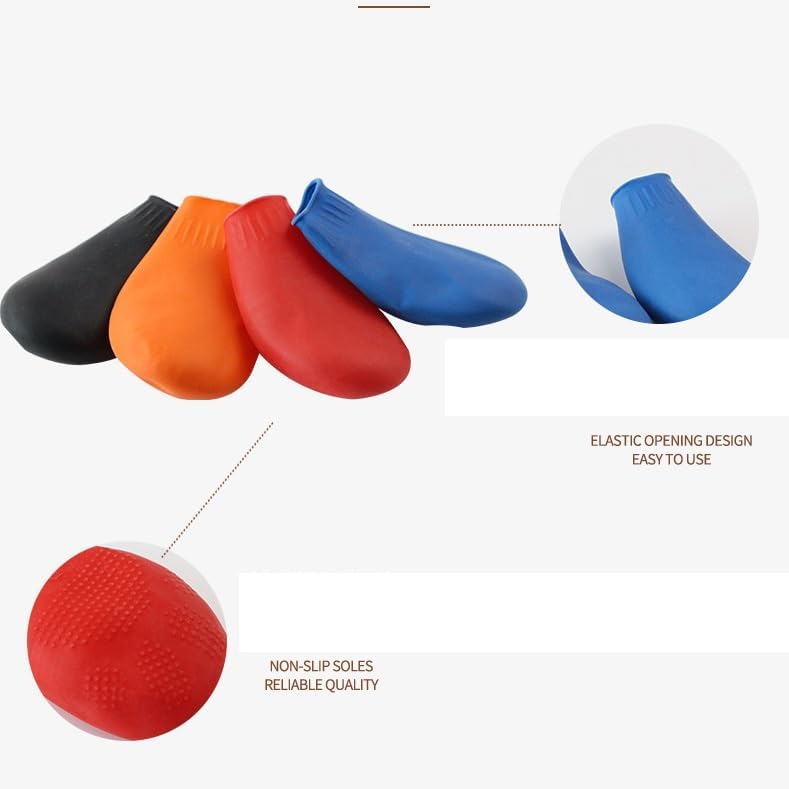 Zapatos de lluvia impermeables estilo globo para mascotas
