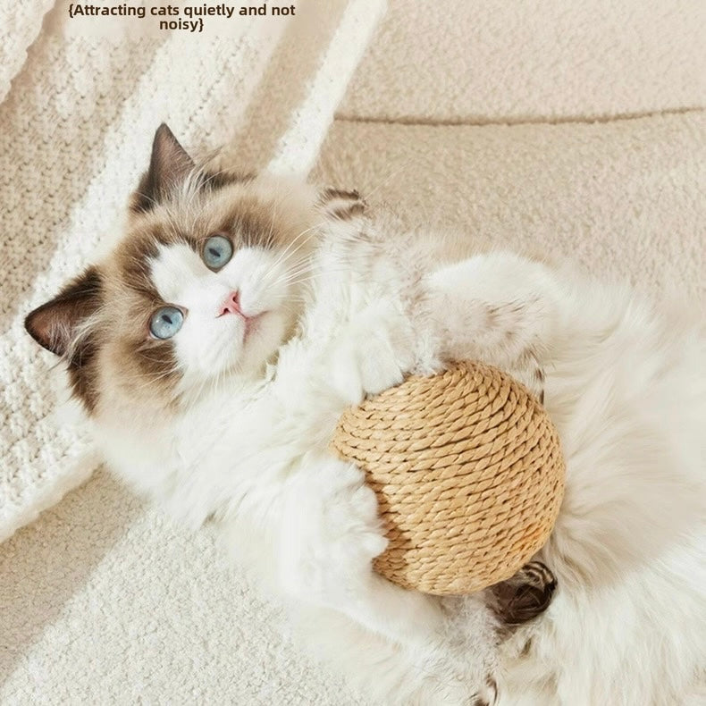 Pelota para gatos de cuerda de sisal 10cm