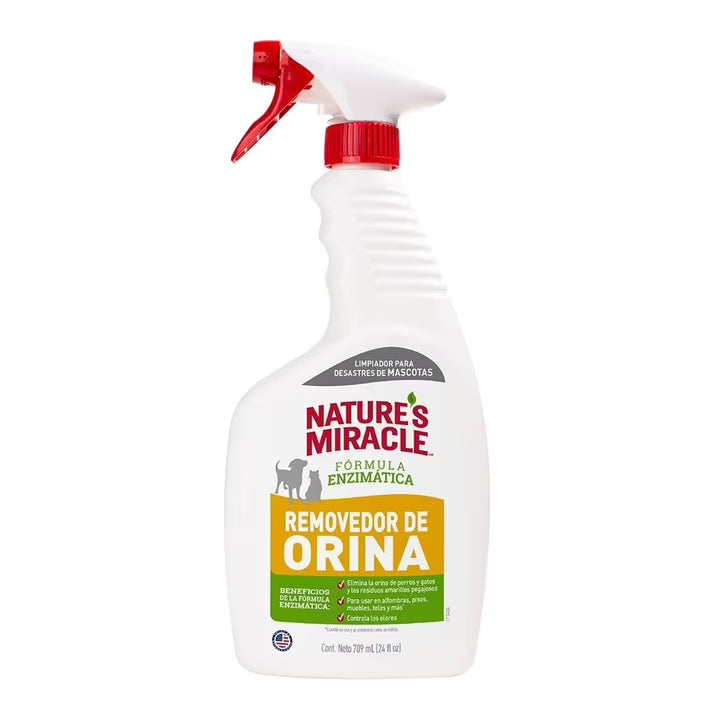 Spray Nature´s miracle: Removedor de orina