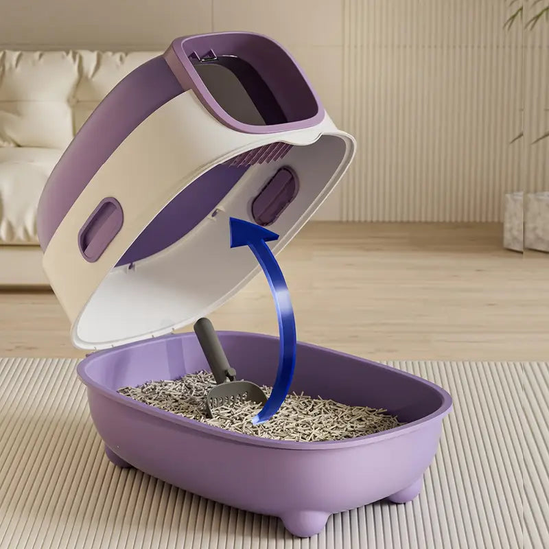 Arenero mediano con forma de cápsula