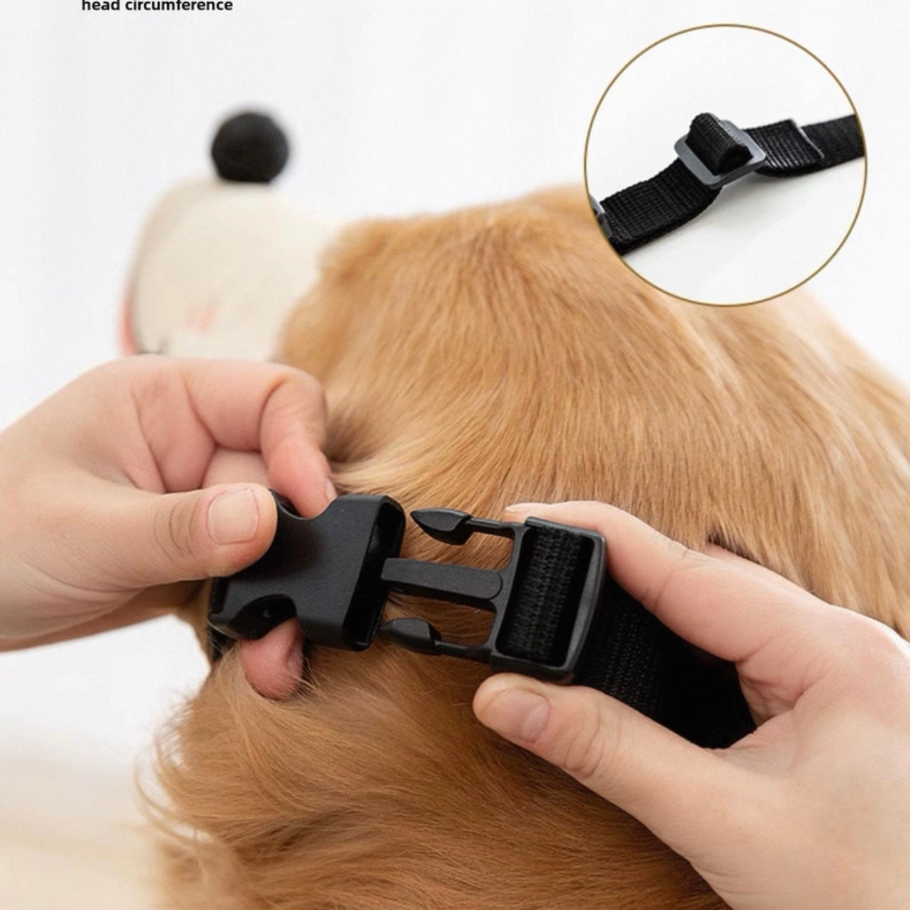 Bozal de tela con diseño para perros