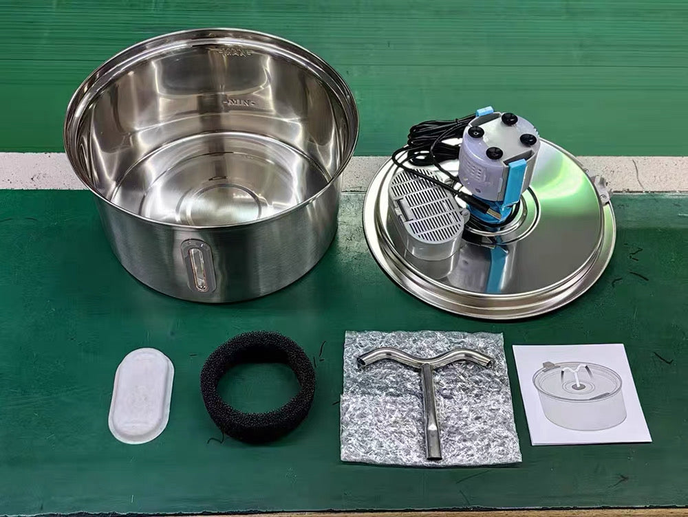 Fuente de acero para mascotas 3.2L FT600