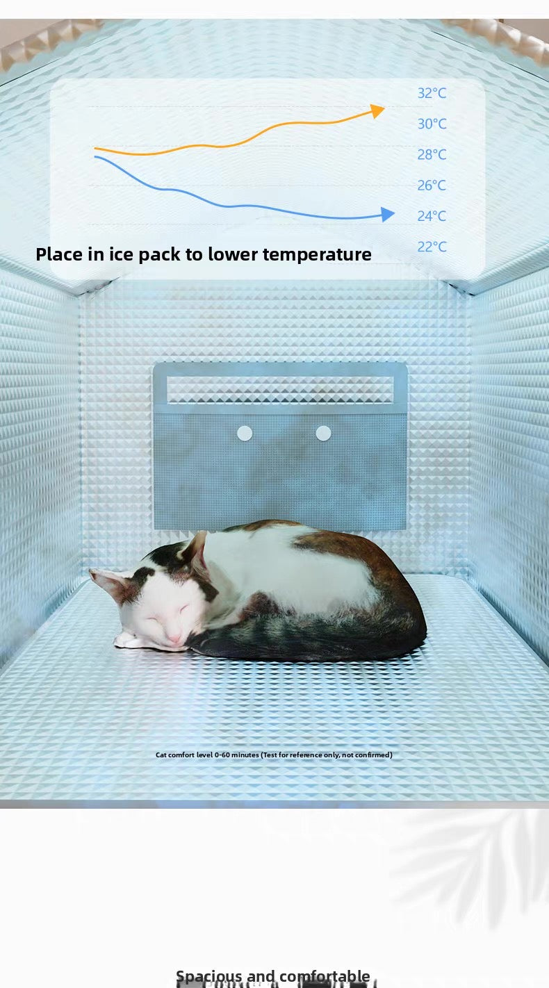 Casa enfriante para mascotas