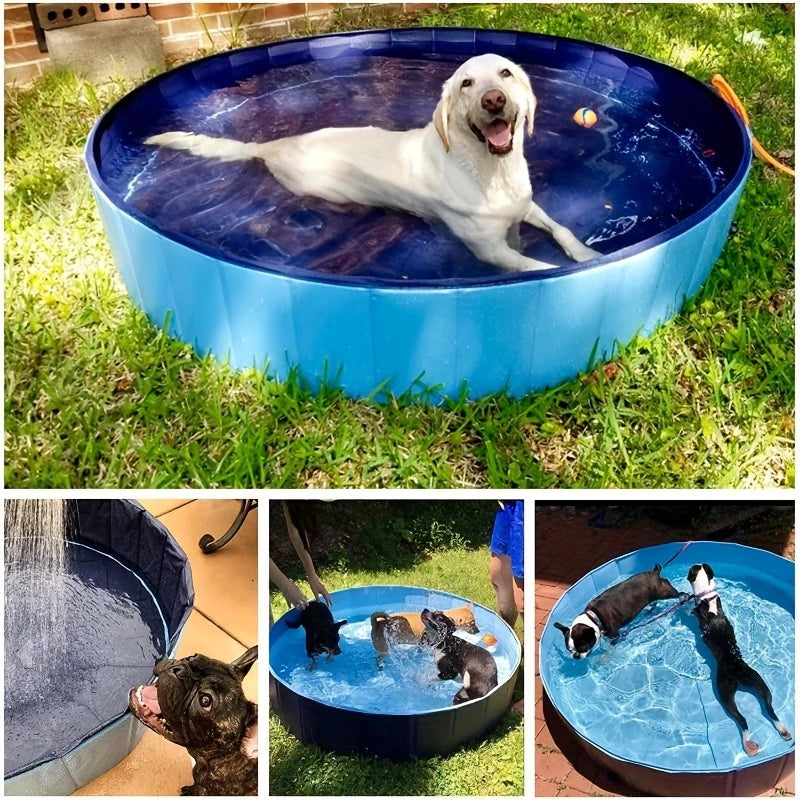 Piscina plegable para mascotas (Dos tamaños)