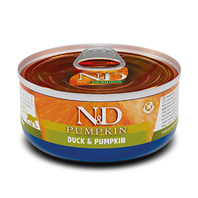 Comida para Gato Farmina: N&D, Lata Calabaza y Pato 70gr