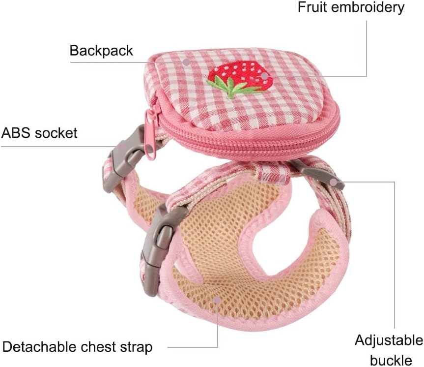 Pechera con bolsita para gatos y perros