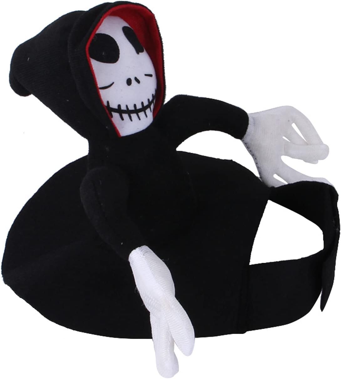Disfraz Halloween Fantasma negro para mascotas