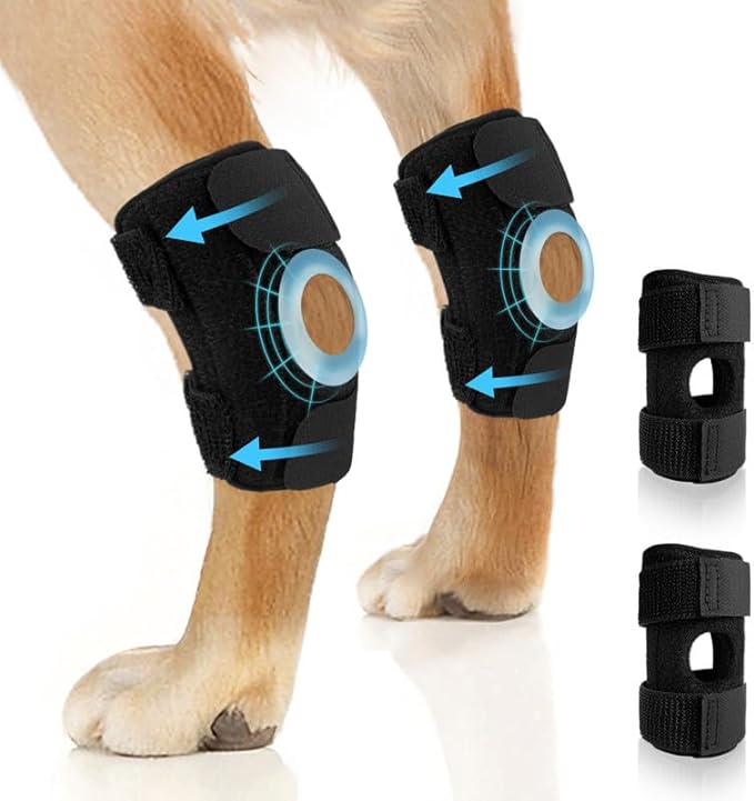 Soporte corto para pierna trasera para perro (Paquete de 2un)