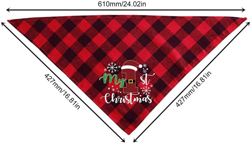 Bandanas navideñas para mascotas (Modelos #5)