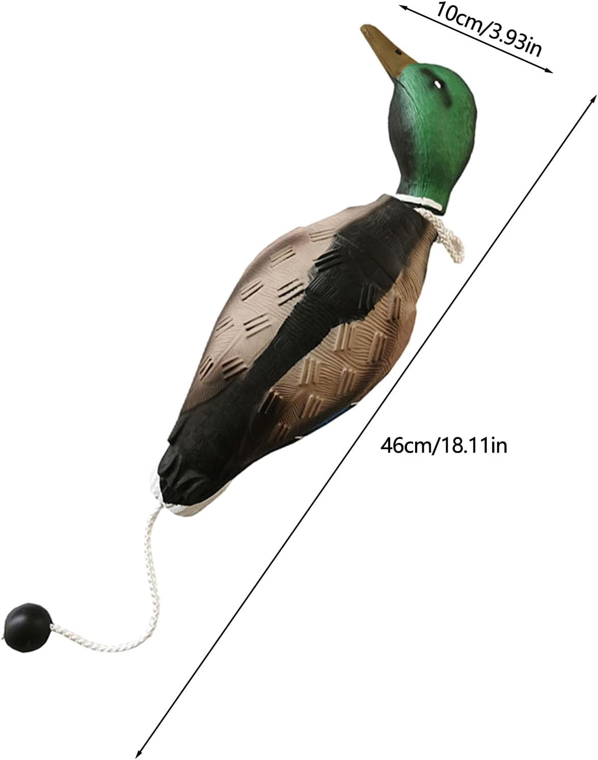 Juguete de señuelo de pato para perros