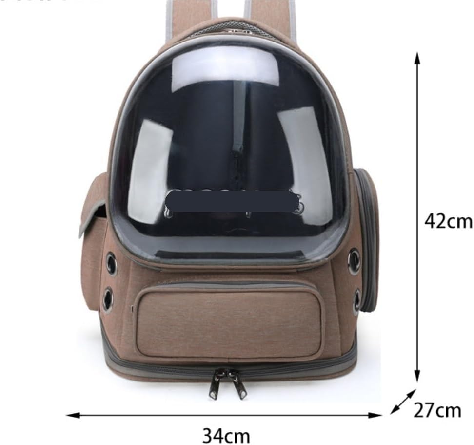 Mochila burbuja transportadora para perros y gatos